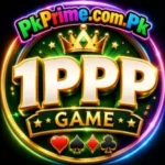 1PPP Game 3D logo with colorful PkPrime.com.Pk branding